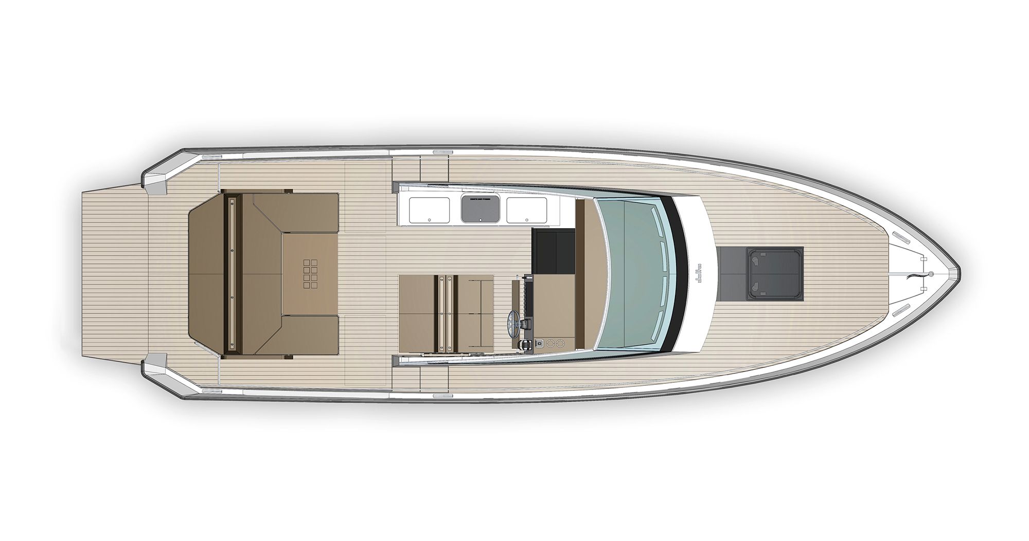 Delta 33 Open T-Top boat image